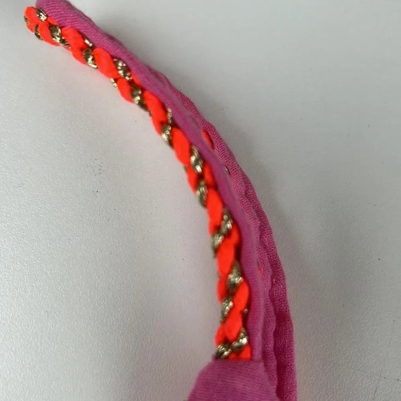 Color  Block Pink Mini Dress Cover-Up size Small - Picture 5 of 10